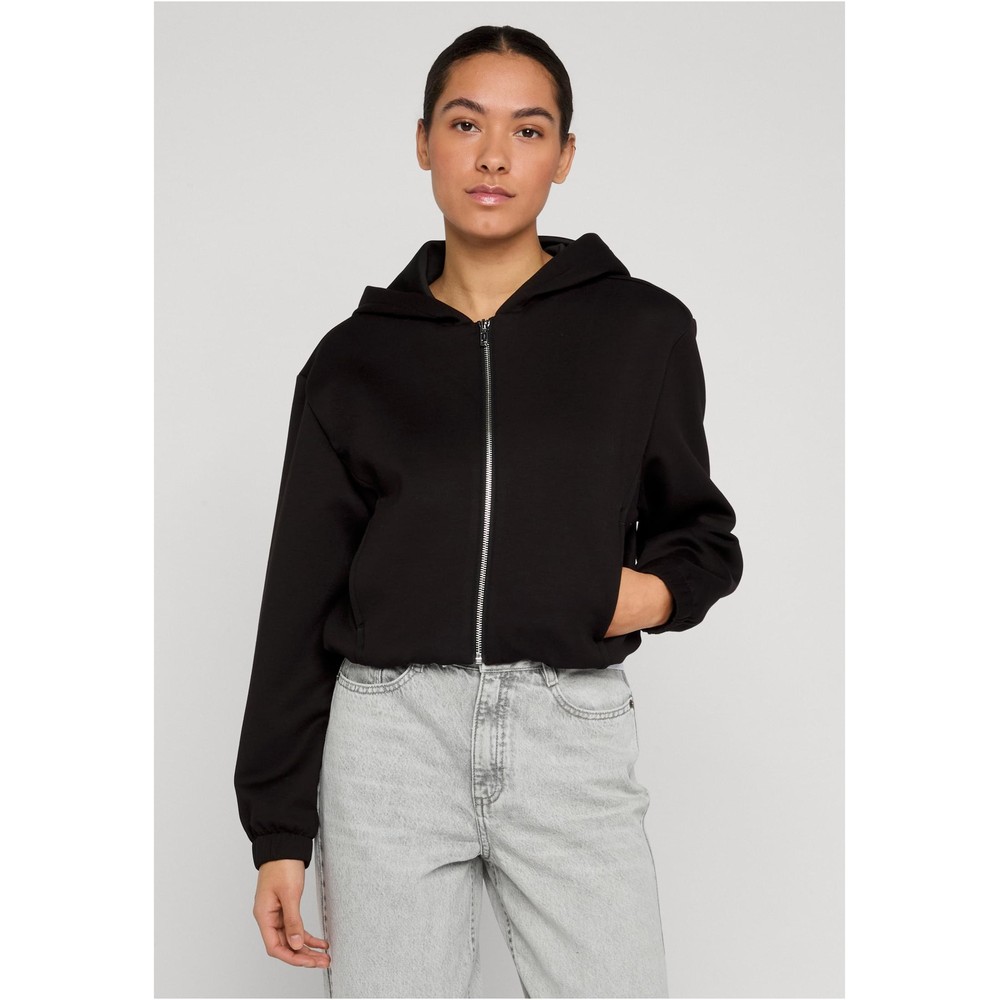 Urban Classics - Scuba Zip hoodie - Black